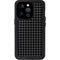 Black Grid iPhone 15 Pro Waterproof Case